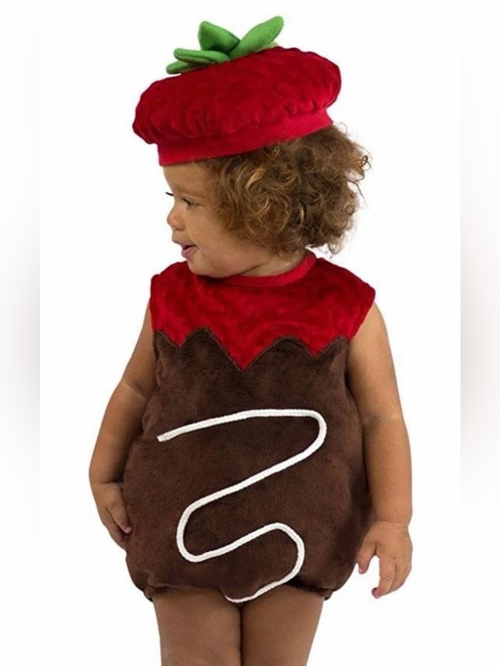 Adorable Chocolate covered strawberry costume